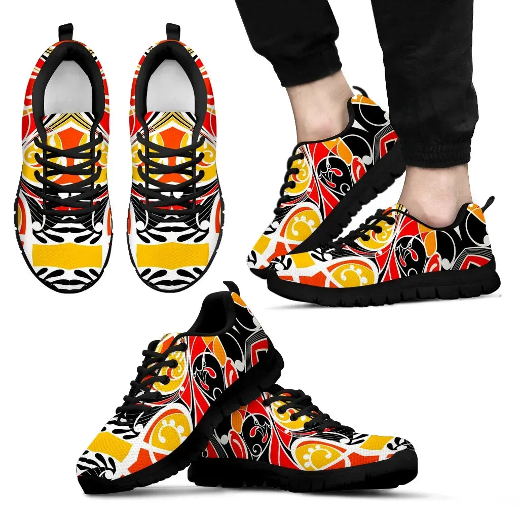 Ataahua Tieke New Zealand Sneakers Orange Version