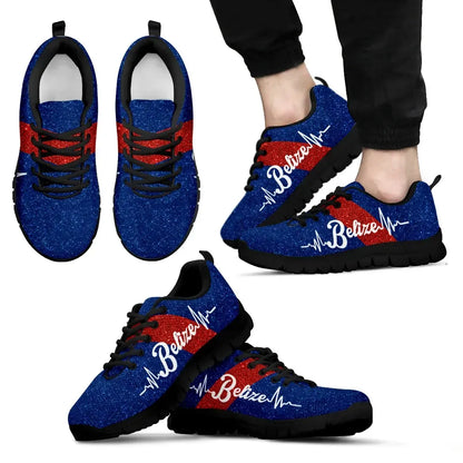 Belize Sneakers Flag Color Shoes