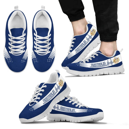 Australia Heartbeat Sneakers Coat Of Arms
