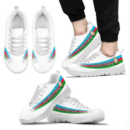 Azerbaijan Heartbeat Sneakers White Color