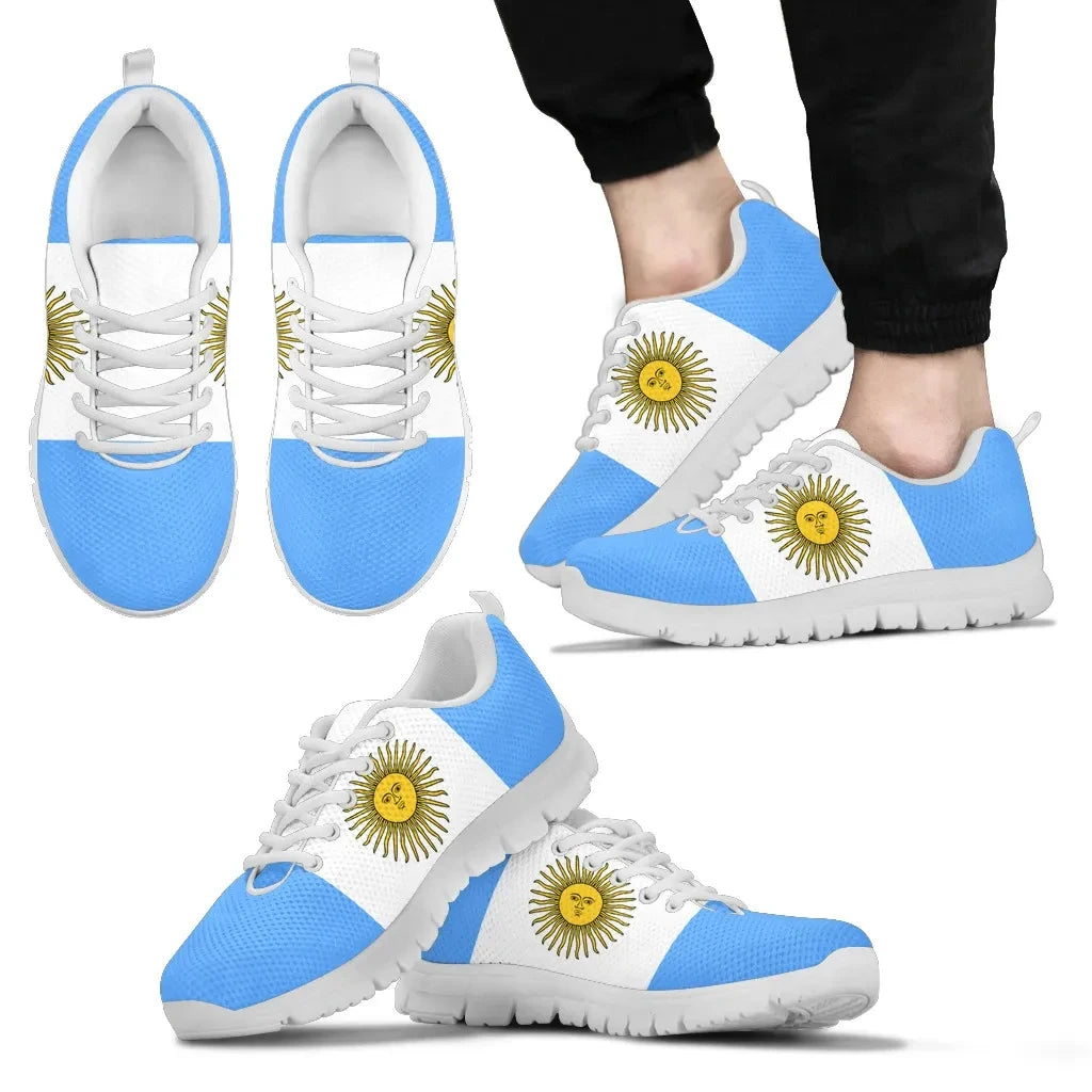 Argentina Unique Flag Men's / Women's Sneakers Shoes Nn9