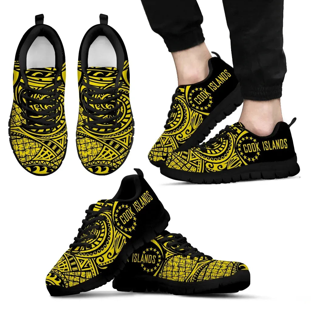 Cook Islands Polynesian Sneakers Circle Style 04