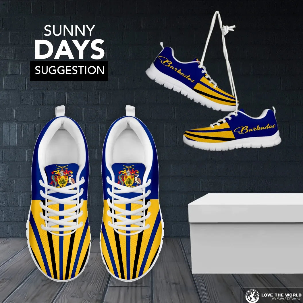 Barbados Coat Of Arms Sneakers