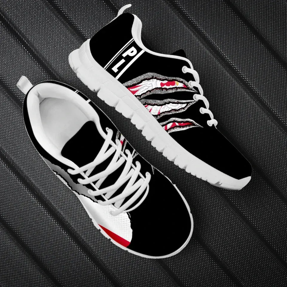 Polska Poland Sneakers Adamantium With Flag