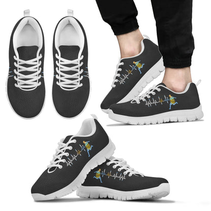 Argentina Heartbeat Football Unisex Men's / Women's Sneakers Shoes Nn4