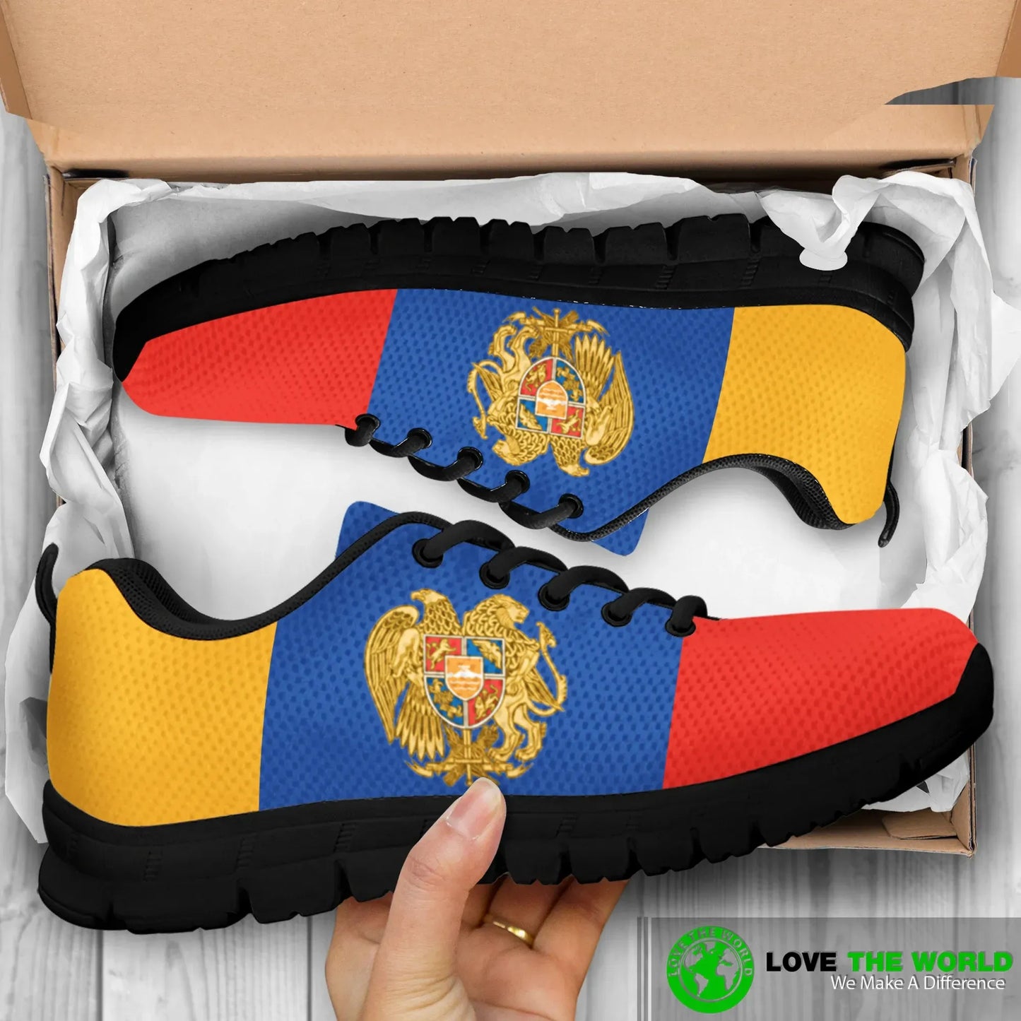 Armenia Shoes Armenia Flag Sneakers Nn6