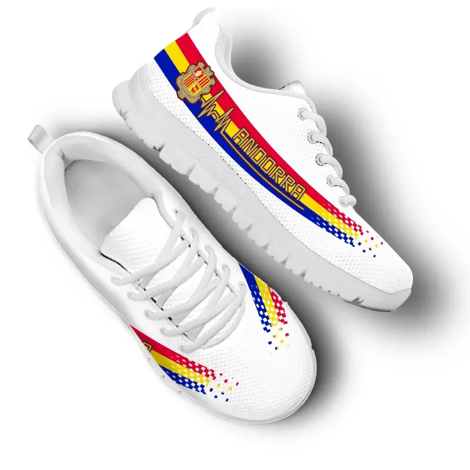 Andorra Heartbeat Sneakers White Color