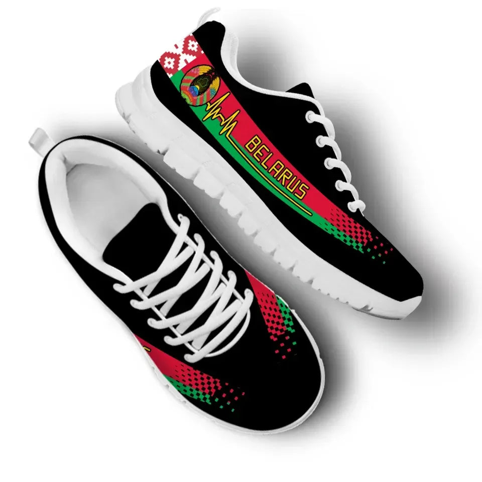 Belarus Heartbeat Sneakers