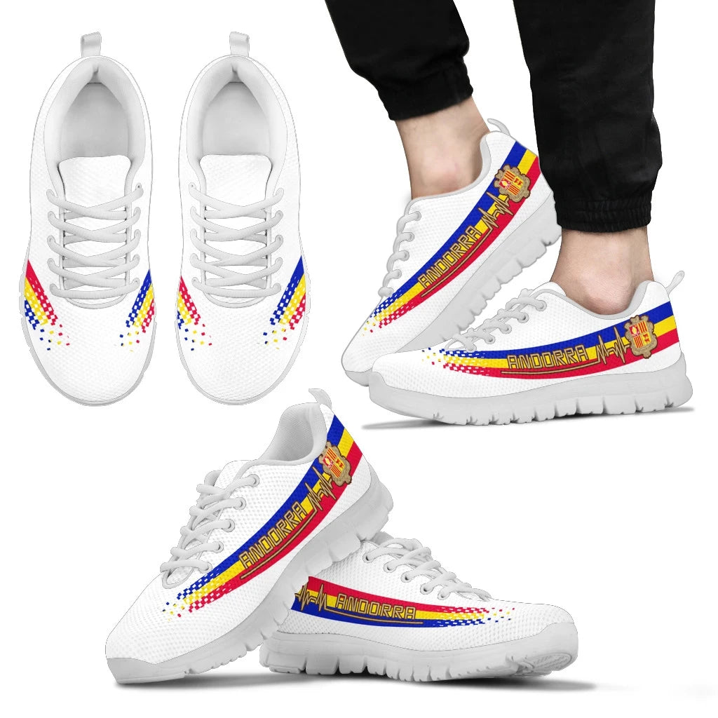 Andorra Heartbeat Sneakers White Color