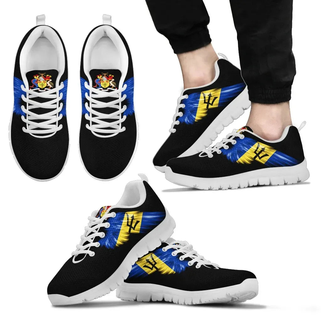 Barbados Men's / Women's Black & White Sneaker