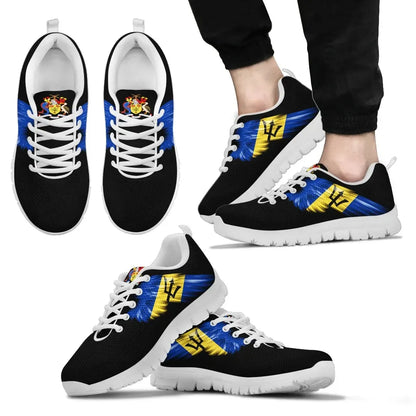 Barbados Men's / Women's Black & White Sneaker