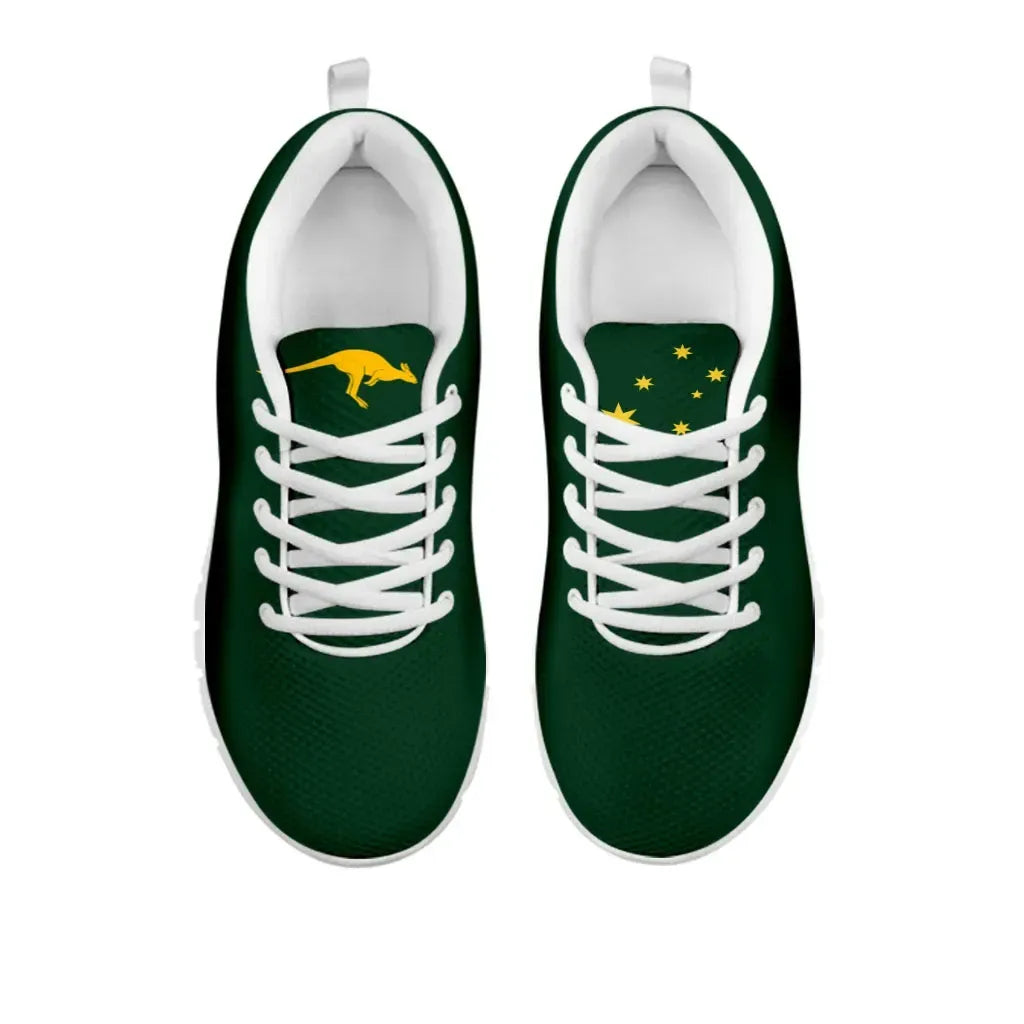 Custom Australia Sneakers Green Kangaroo Personal Signature