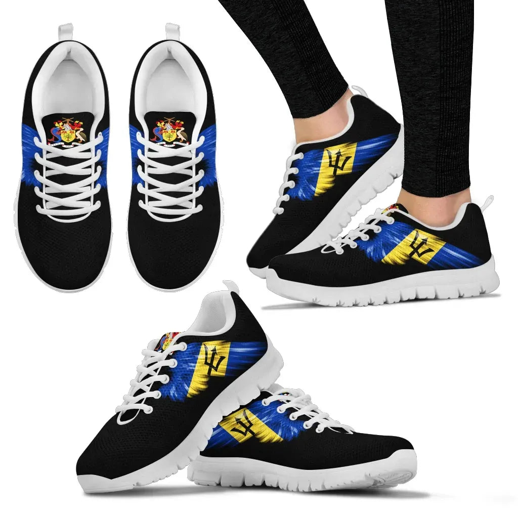 Barbados Men's / Women's Black & White Sneaker