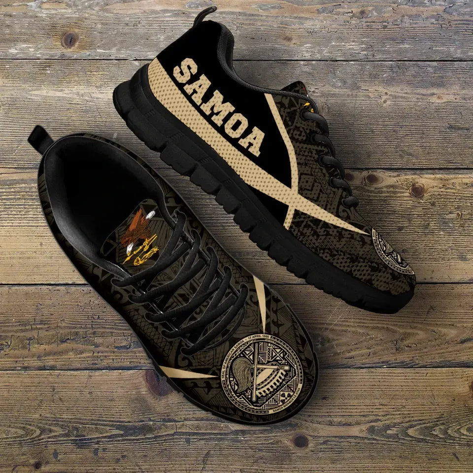 American Samoa Active Sneakers Shoes