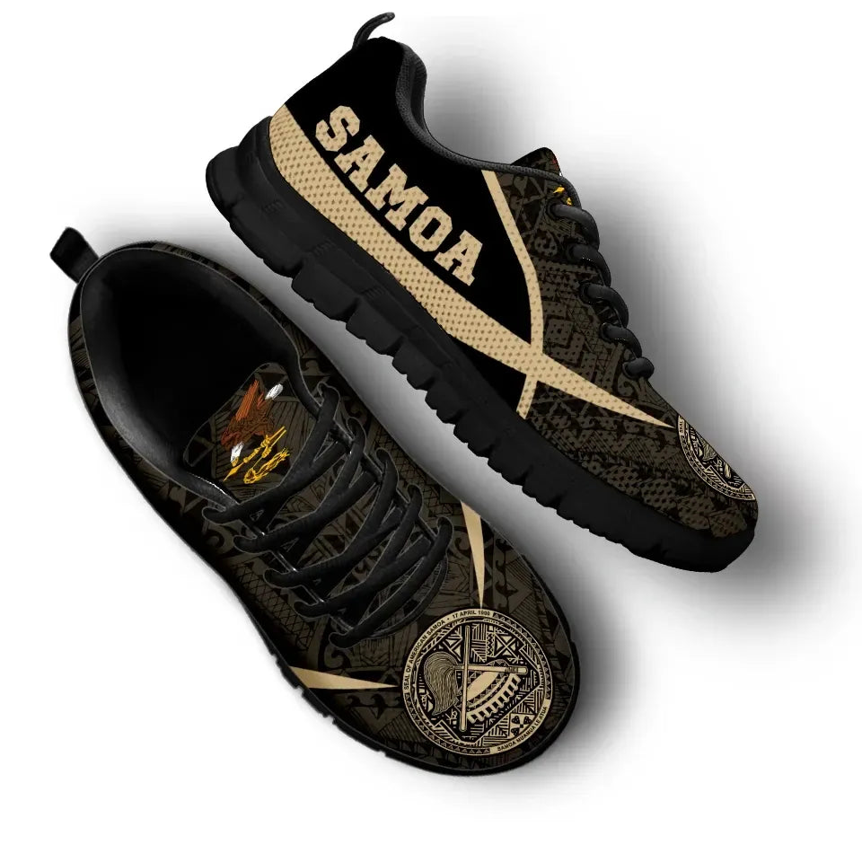 American Samoa Active Sneakers Shoes