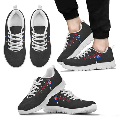Costa Rica Heartbeat Football Unisex Men's / Women's Sneakers Shoes Nn4