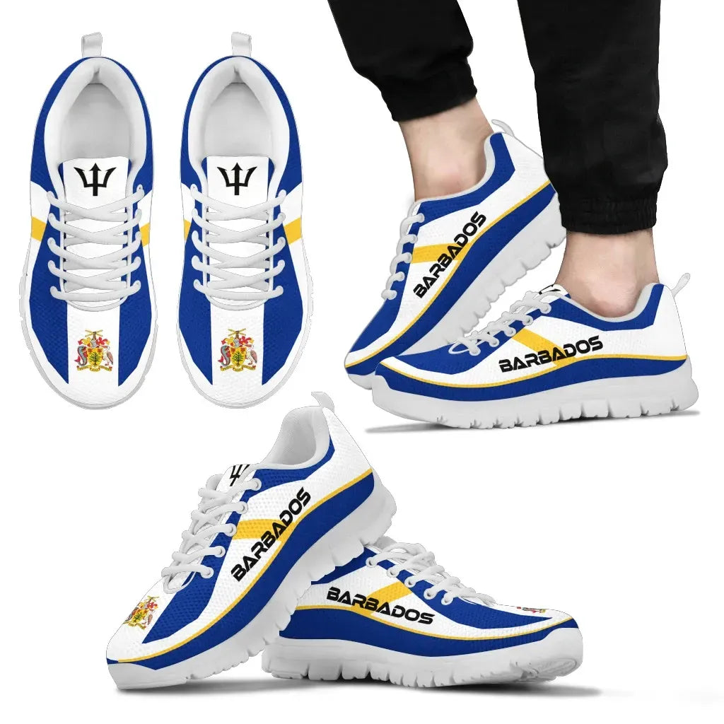 Barbados Flag Color Sneakers
