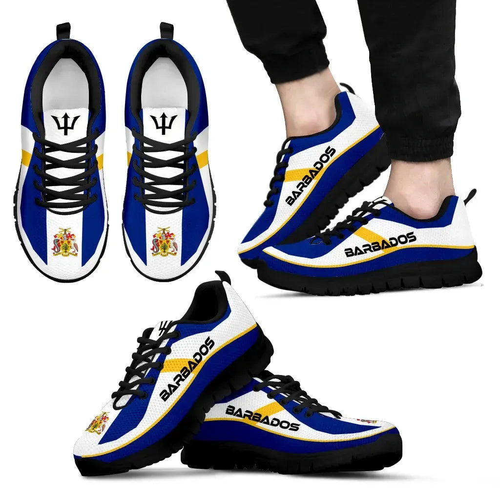 Barbados Flag Color Sneakers