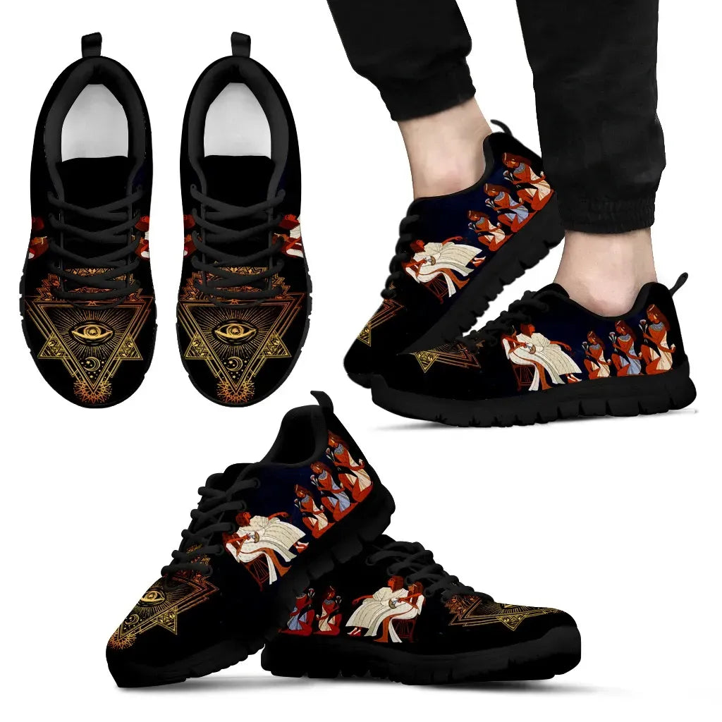 Ancient Egypt Gods And Pharaohs Men's / Women's Sneakers Shoes Nn9