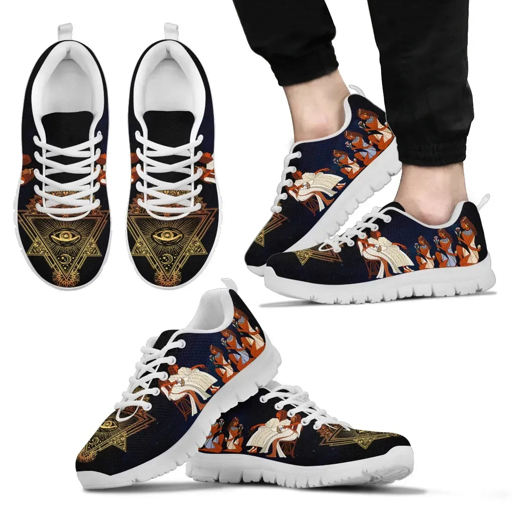 Ancient Egypt Gods And Pharaohs Men's / Women's Sneakers Shoes Nn9