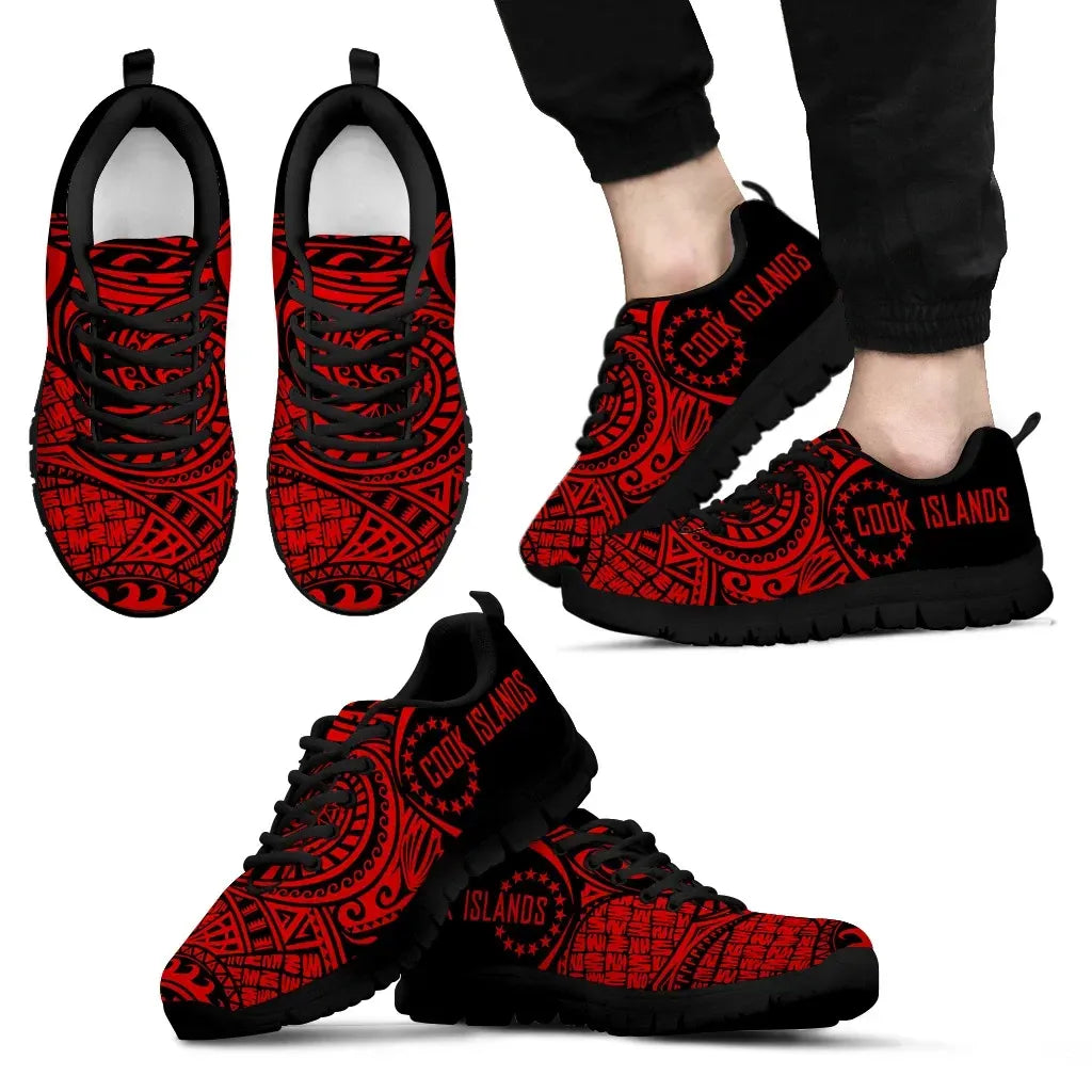 Cook Islands Polynesian Sneakers Circle Style 02