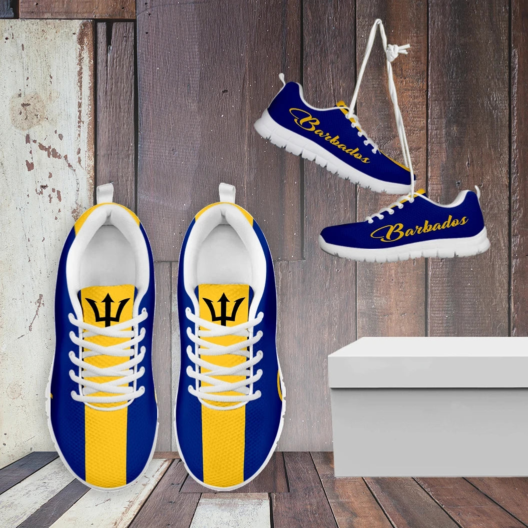 Barbados Flag Sneakers For Kid