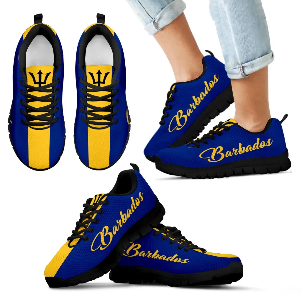 Barbados Flag Sneakers For Kid