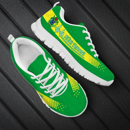 Cook Islands Heartbeat Sneakers Polynesian Pattern
