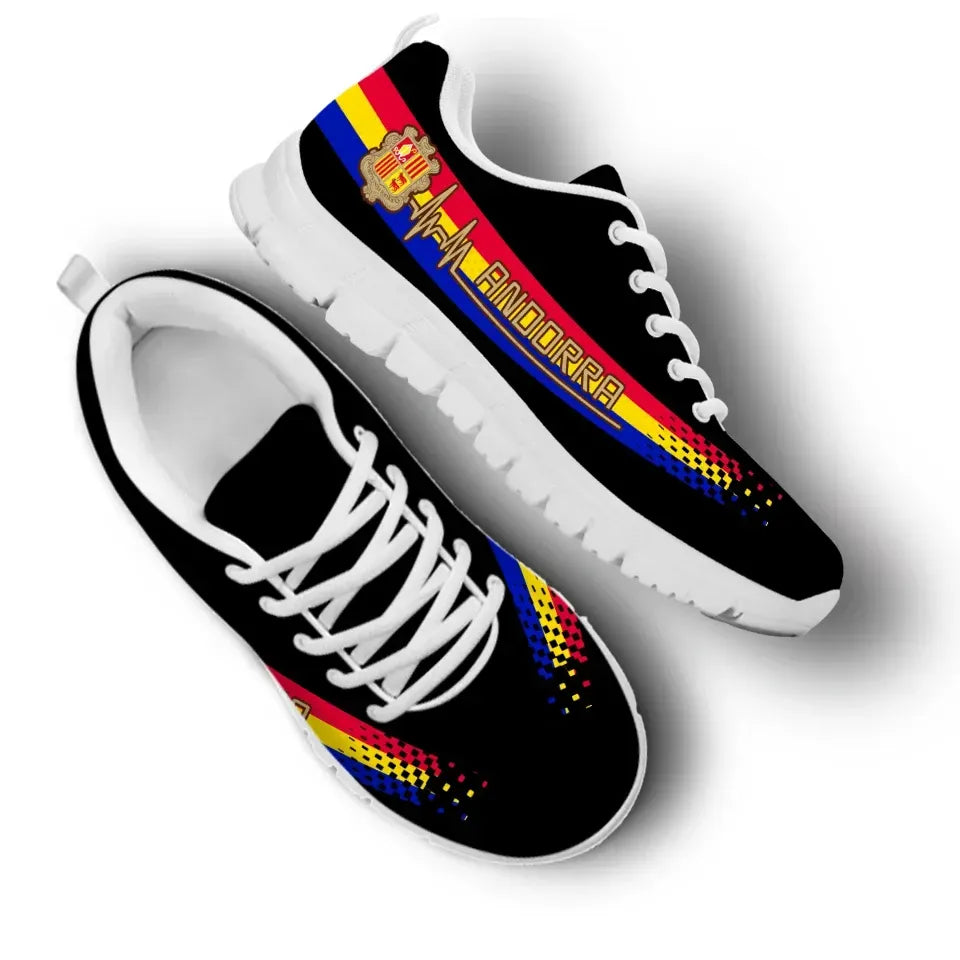 Andorra Heartbeat Sneakers Black Color