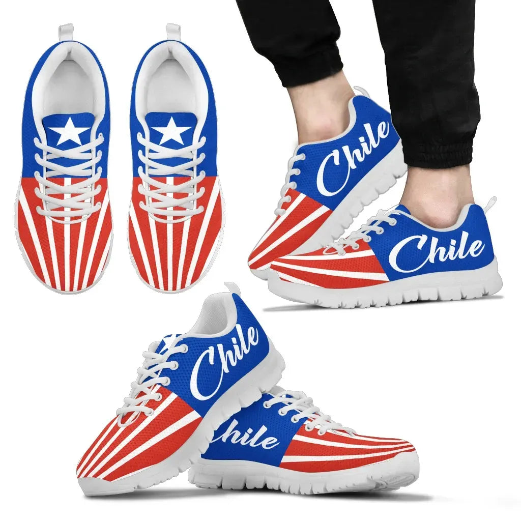 Chile Flag Sunshine Sneakers
