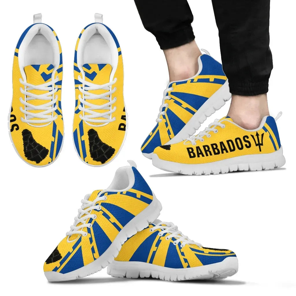 Barbados Sneakers For Men And Women Printed Sneakers