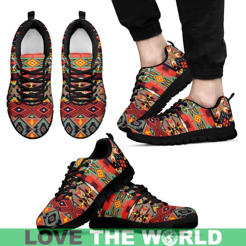 Aztec Pattern Sneakers 01