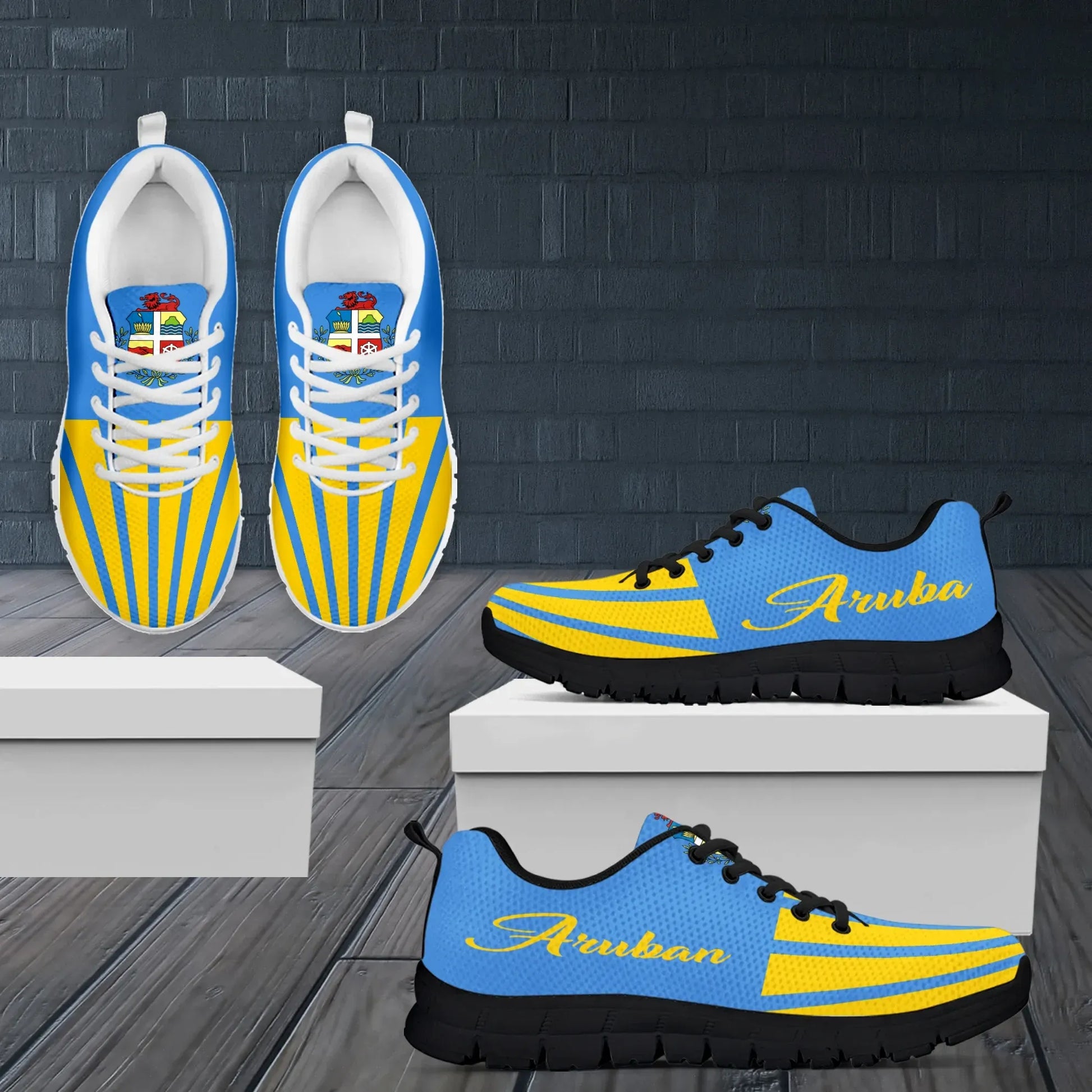 Aruba Coat Of Arms Sneakers