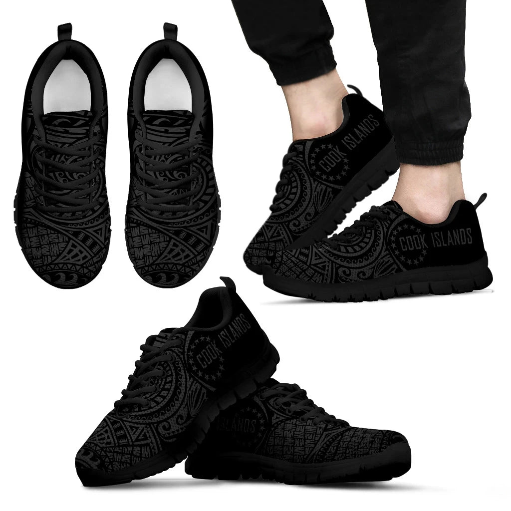 Cook Islands Polynesian Sneakers Circle Style 03