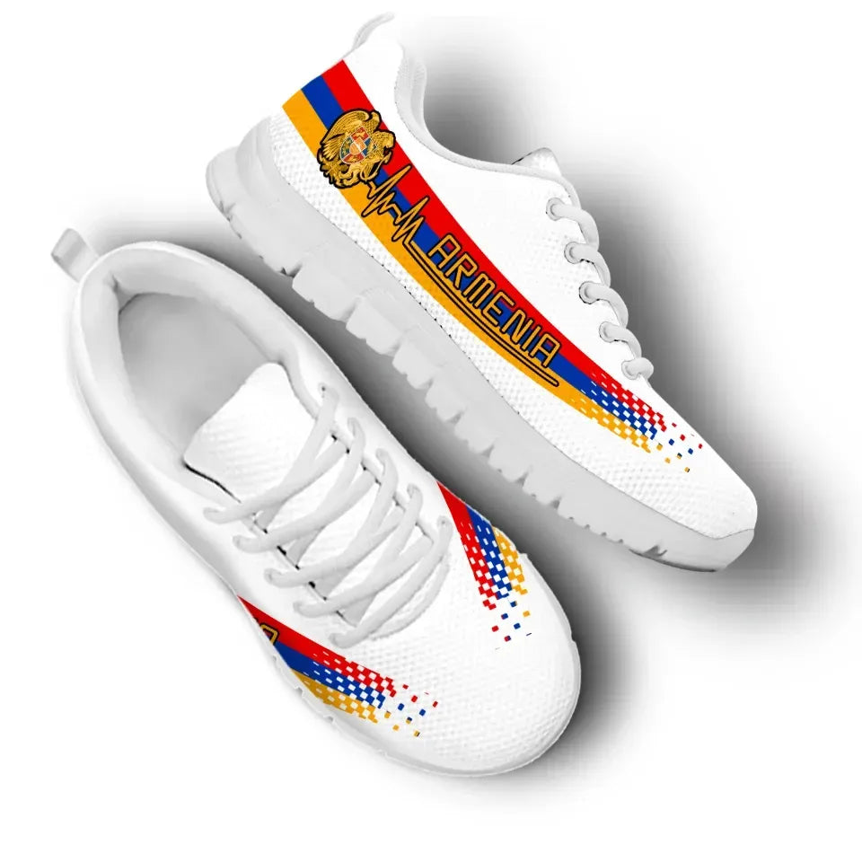 Armenia Heartbeat Sneakers White Color