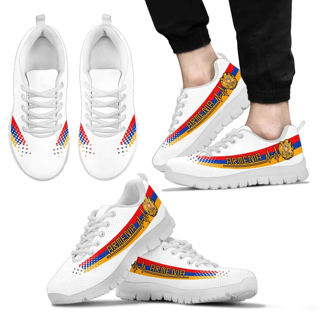 Armenia Heartbeat Sneakers White Color