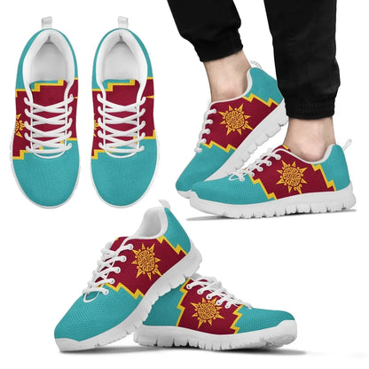 Aztec Empire Flag Sneakers 2