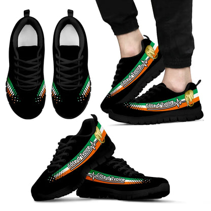 Ced'Ivoire Ivory Coast Heartbeat Sneakers