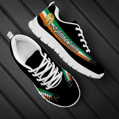 Ced'Ivoire Ivory Coast Heartbeat Sneakers