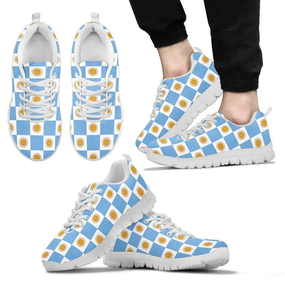 Argentina Sneakers For Men And Women Printed Blue Sneakers