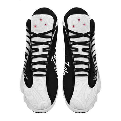 New Zealand Flag High Top Sneakers Women's Men's