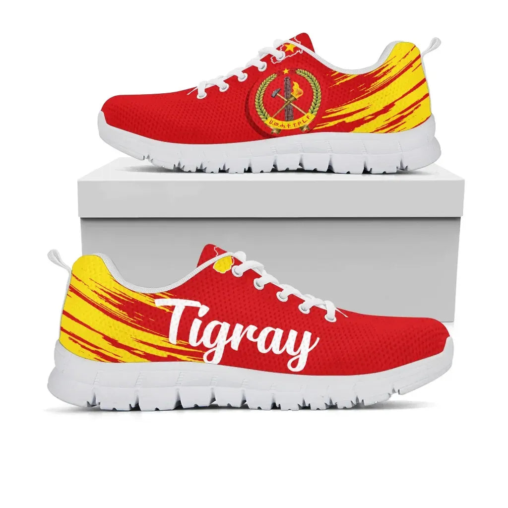 Tigray Sneakers, Tigray In My Heart Flag Red