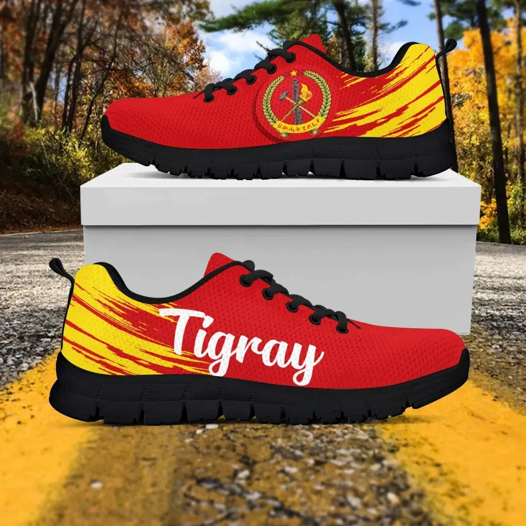 Tigray Sneakers, Tigray In My Heart Flag Red