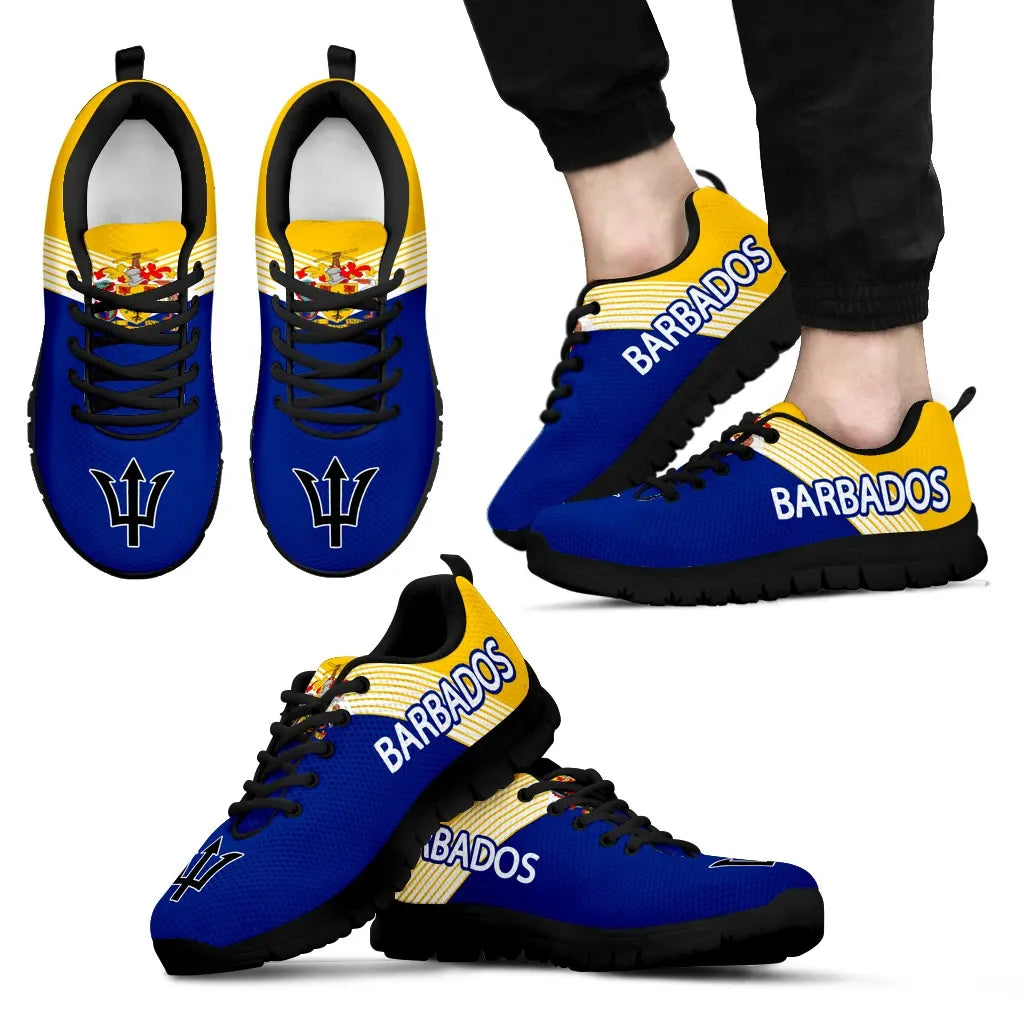 Barbados Flag Sneaker Stripes Style
