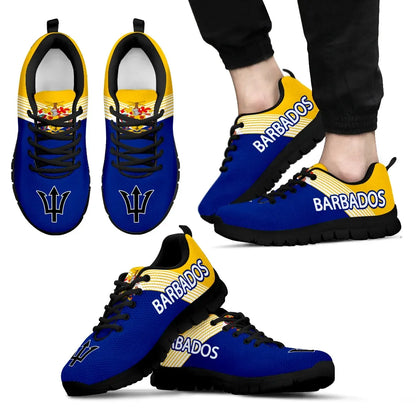 Barbados Flag Sneaker Stripes Style