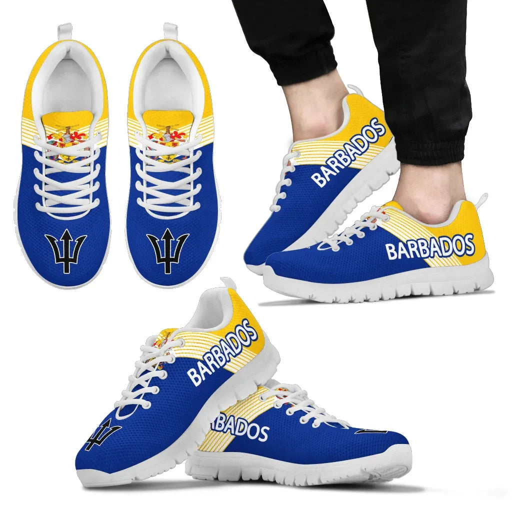 Barbados Flag Sneaker Stripes Style