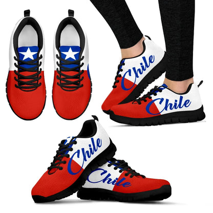 Chile Flag Sneakers For Men And Women Printed Sneakers