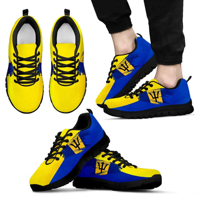 Barbados sneakers patriotic design shoes