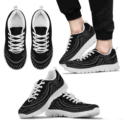 American Samoa Wave Sneakers Gray Color