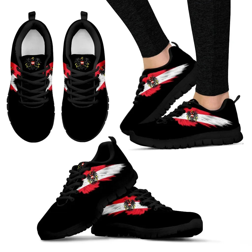 Austria Coat Of Arms Wing Sneakers